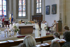 1. Heilige Kommunion in St. Crescentius (Foto: Karl-Franz Thiede)